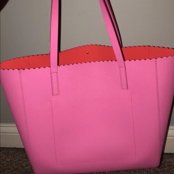 large pink purse